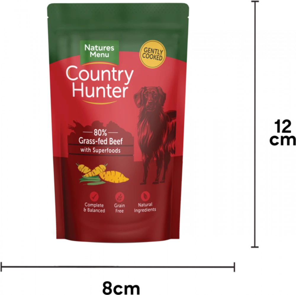 Natures Menu Country Hunter Dog Pouch Superfood Selection Multipack 12 x 150g