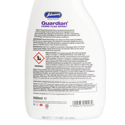 Johnson's Veterinary Guardian Home Flea Spray 500ml