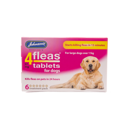 Johnson's Veterinary 4fleas Large Dogs 6 Tablets