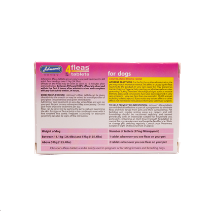 Johnson's Veterinary 4fleas Large Dogs 6 Tablets