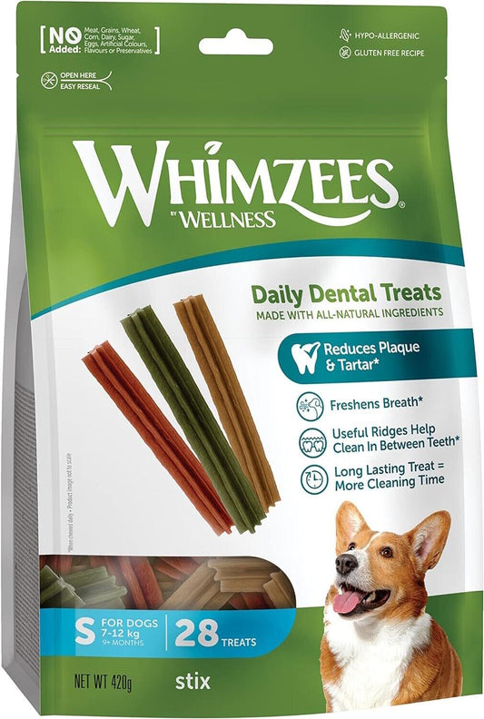 Whimzees Small Stix 28 Pack