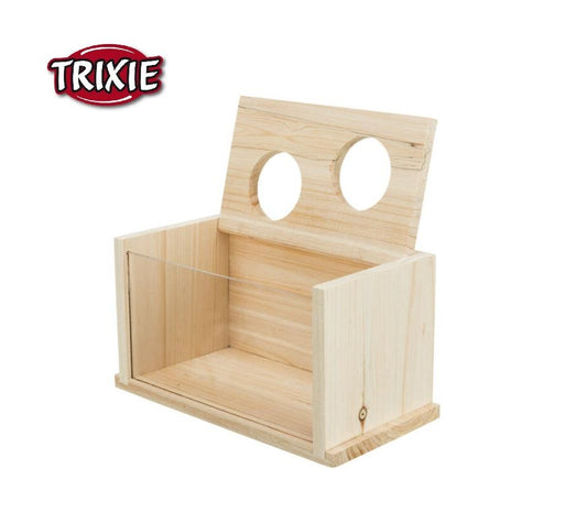 Trixie Wooden Sand Bath With Perspex Front