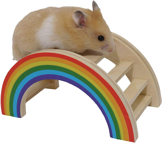 Rosewood Boredom Breaker Hamster Rainbow Play Bridge