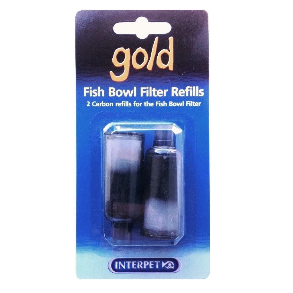 Interpet Gold Fish Bowl Carbon Filters 2pcs