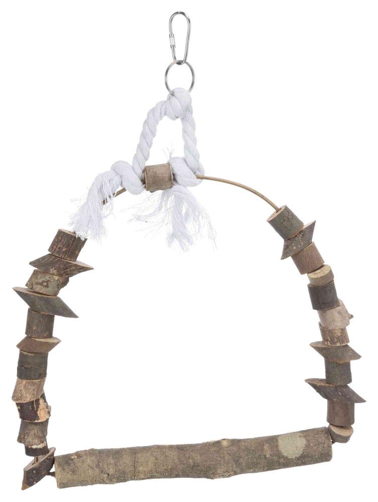 Trixie Natural Arch Swing With Wooden Pieces Large 22 x 29cm