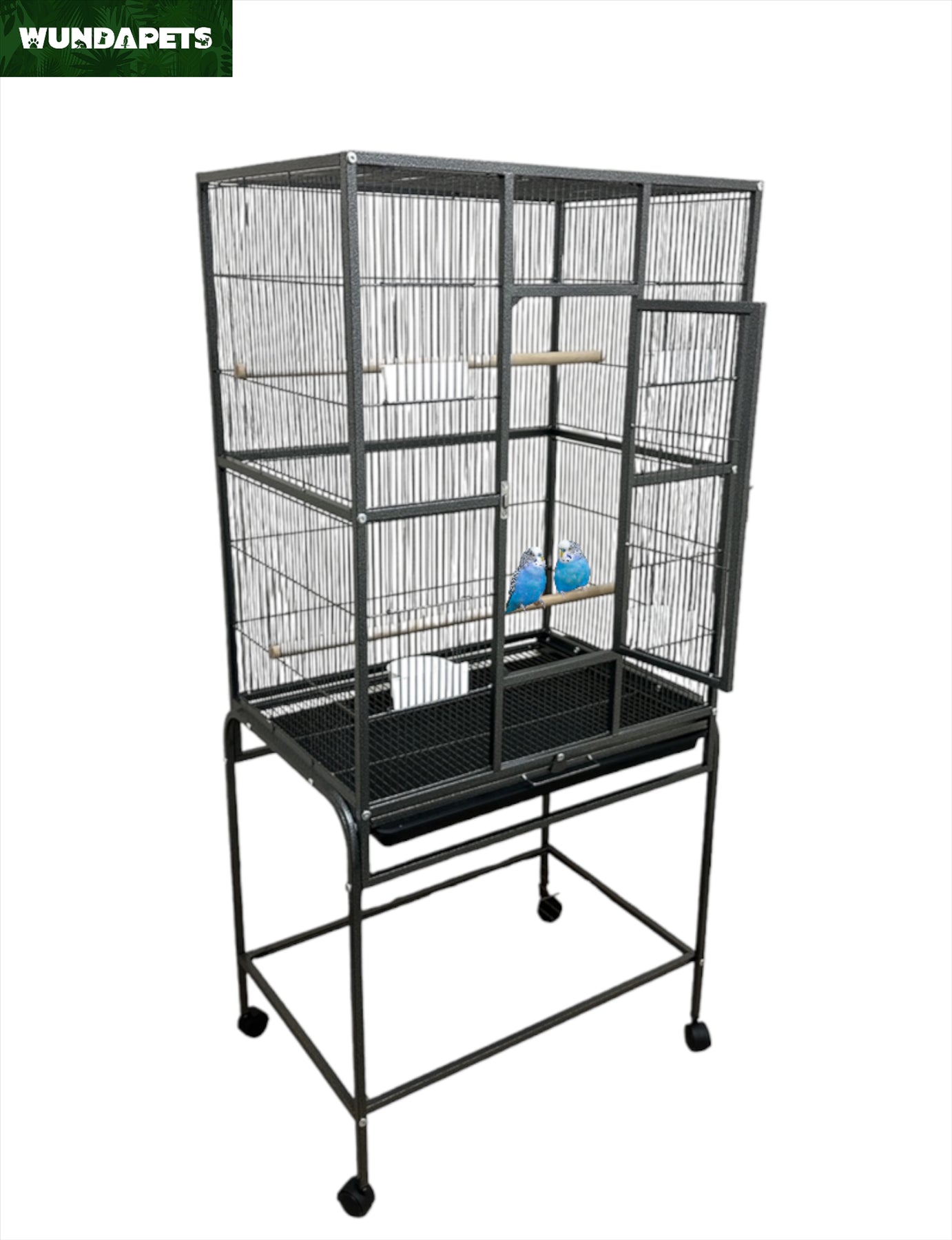 Wundapets Mini Windermere Flight Cage Small Antique Black