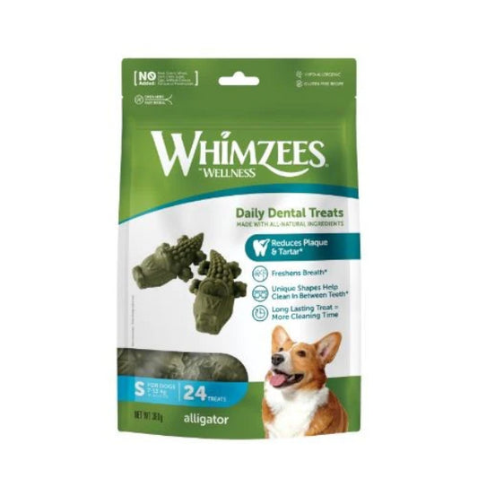 Whimzees Small Alligator 24 Pack