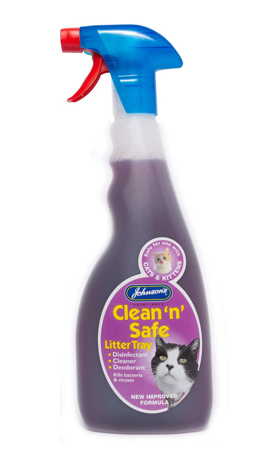 Johnson's Veterinary Clean & Safe Litter Tray 500ml