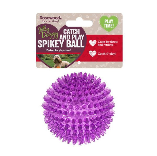 Rosewood Catch & Play Spikey Ball