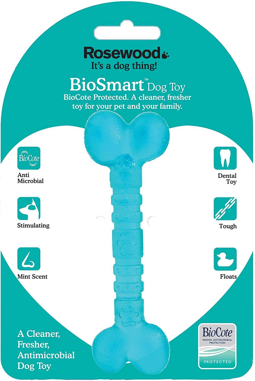 Rosewood Biosafe Puppy Bone Blue