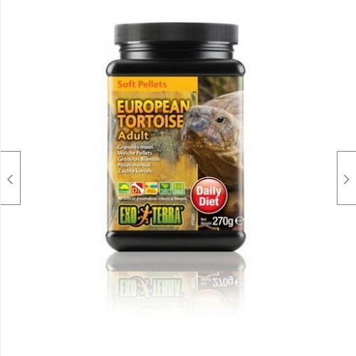 Exo Terra European Tortoise Adult Soft Pellets 270g