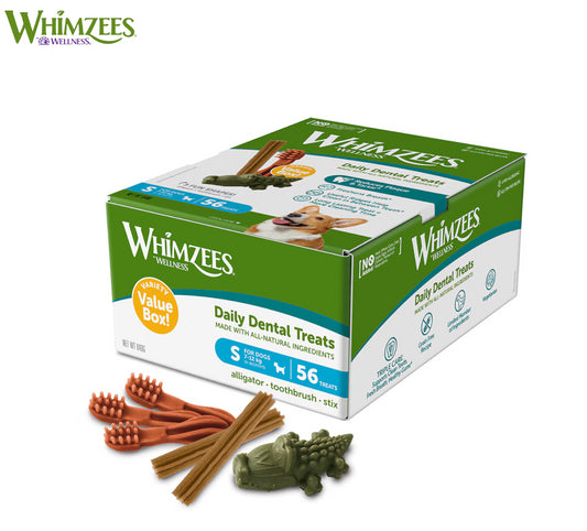 Whimzees Variety Value Box Small 56 Pack