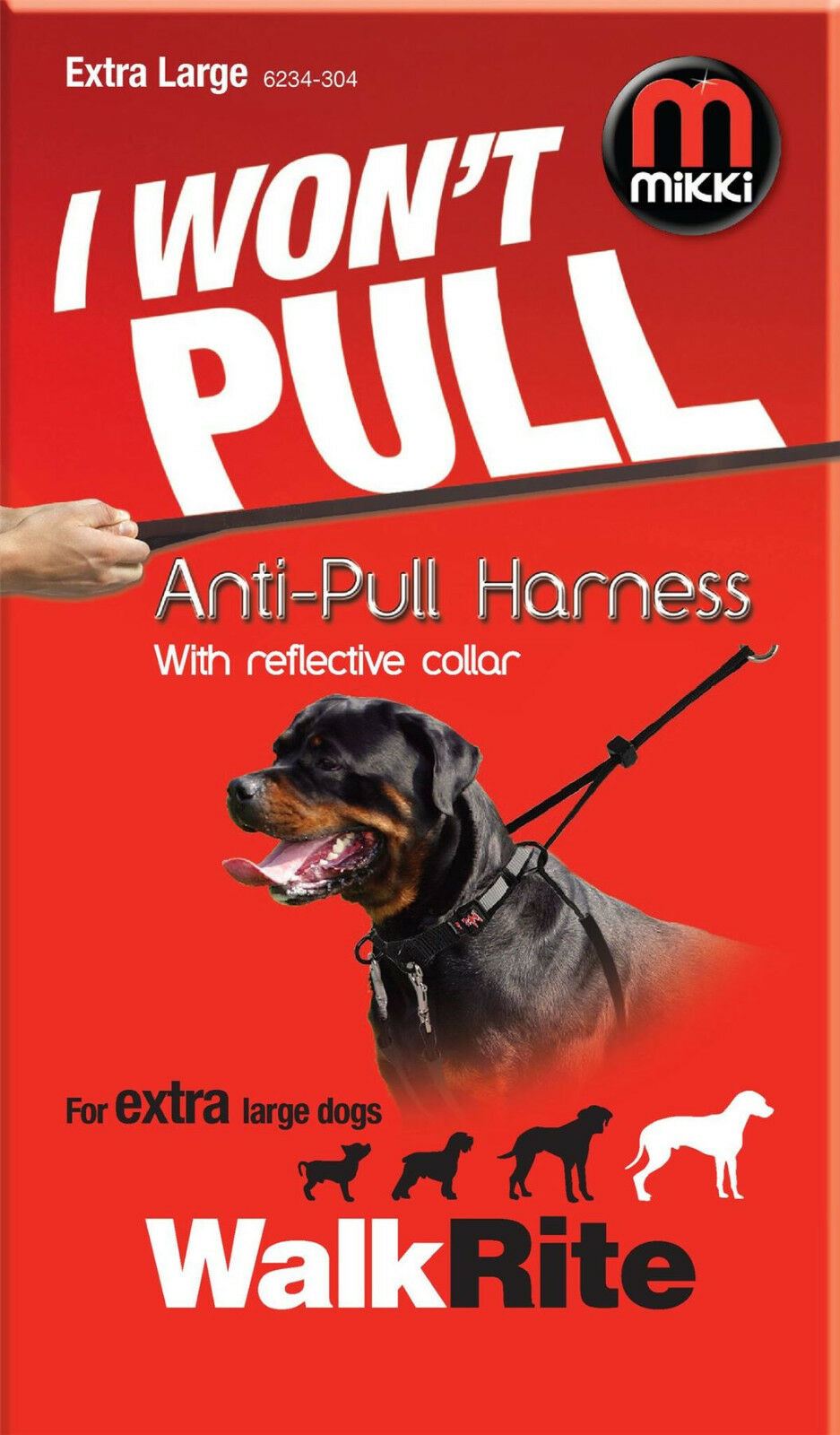 Mikki Anti Pull Harness Extra Large