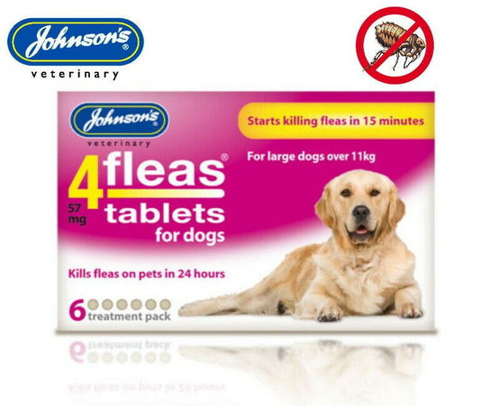 Johnson's Veterinary 4fleas Large Dogs 6 Tablets