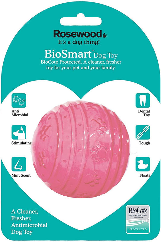 Rosewood Biosafe Puppy Ball Pink