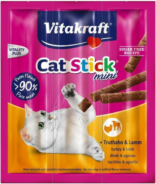 Vitakraft Cat Sticks Mini Turkey & Lamb 3pcs