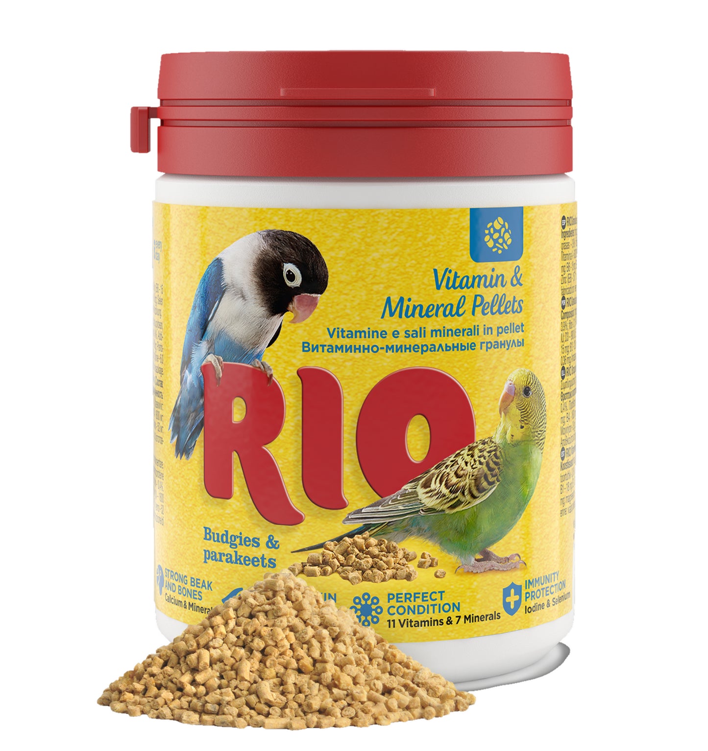 Rio Budgie/Parakeet Vitamin & Mineral Pellets 120g