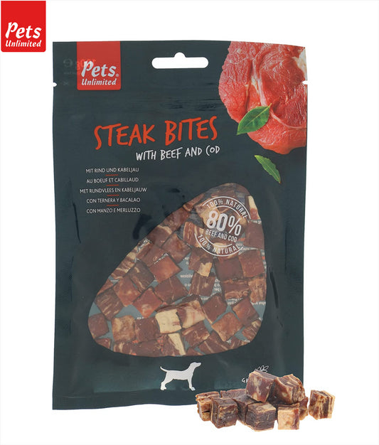 Rosewood Steak Bites With Beef & Cod 100g