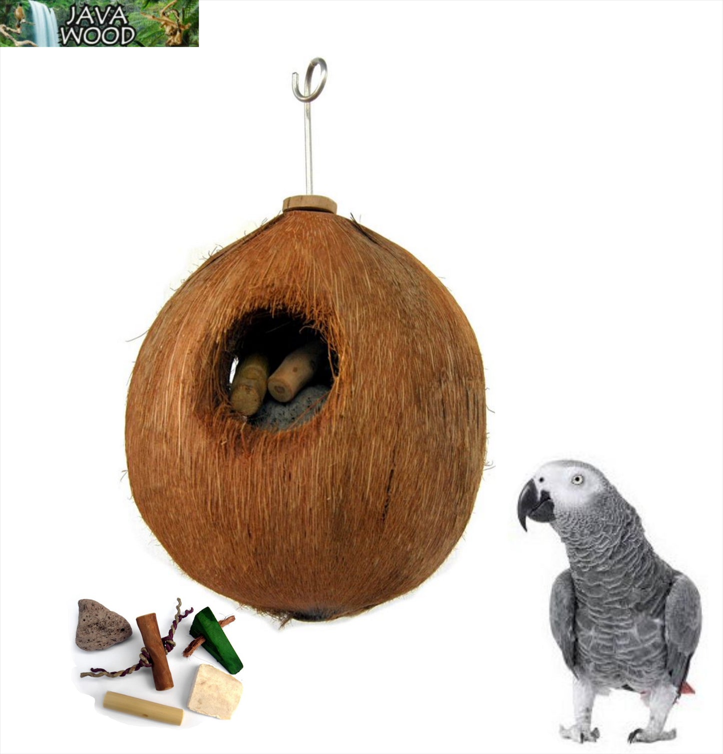 Java Coco Full Moon Parrot Toy