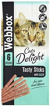 Webbox Cat Sticks Duck 6 Sticks