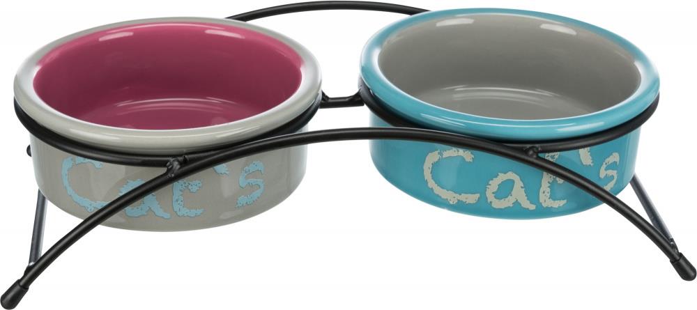 Trixie Eat On Feet Ceramic Bowl Cat Set