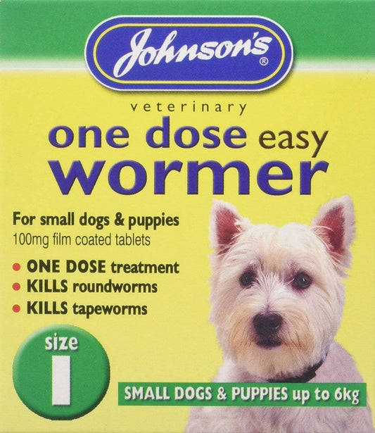 Johnson's Veterinary One Dose Wormer Size 1