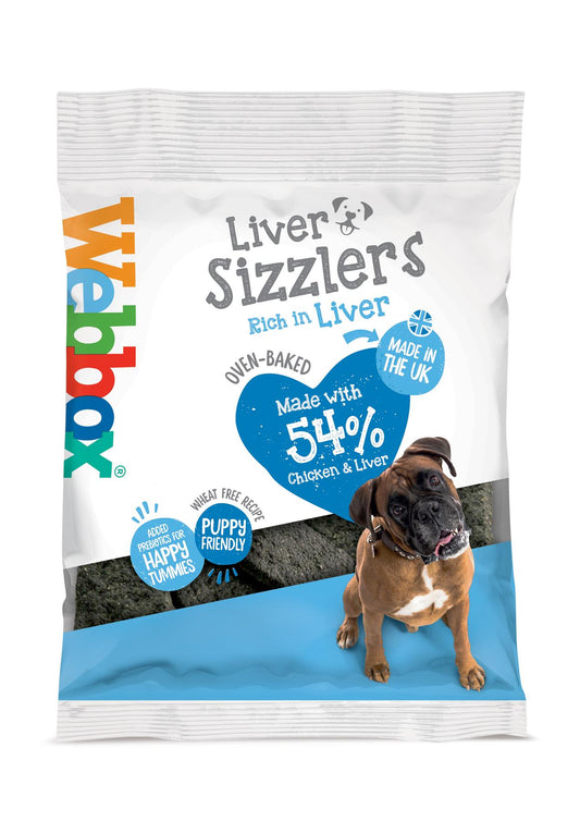 Webbox Liver Sizzlers 120g