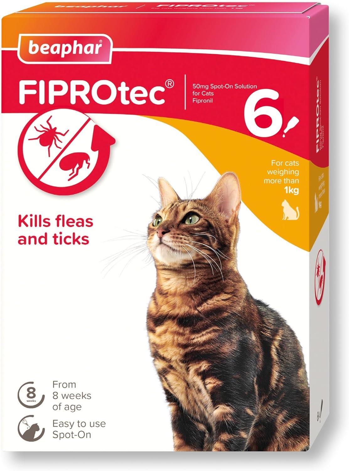 Beaphar Fiprotec Cat 6 Treatments