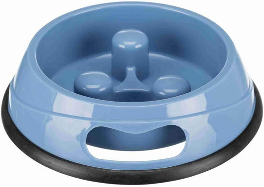 Trixie Slow Feed Dog Bowl 0.9ltr Assorted Colours