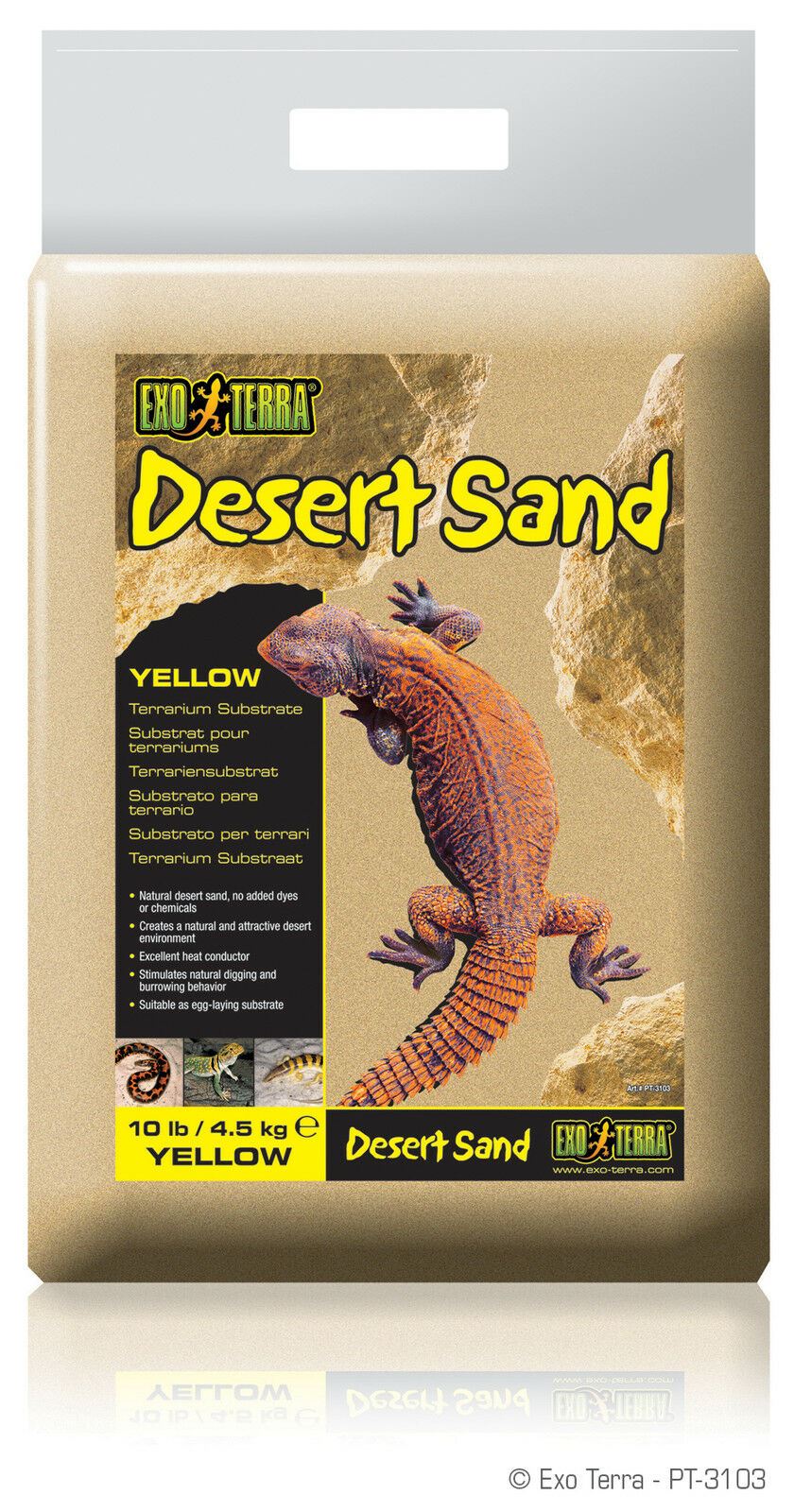 Exo Terra Yellow Desert Sand 4.5kg