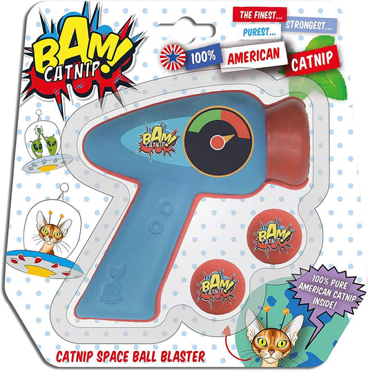 BAM! Catnip Pop Gun Red/Blue