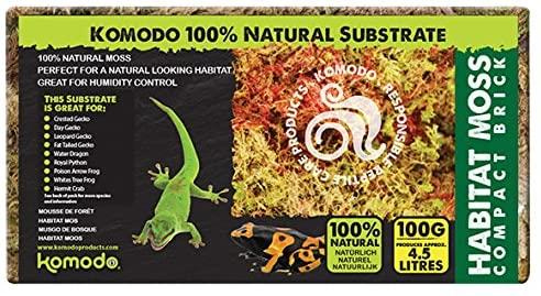 Komodo Habitat Moss Compact Brick 4.5ltr