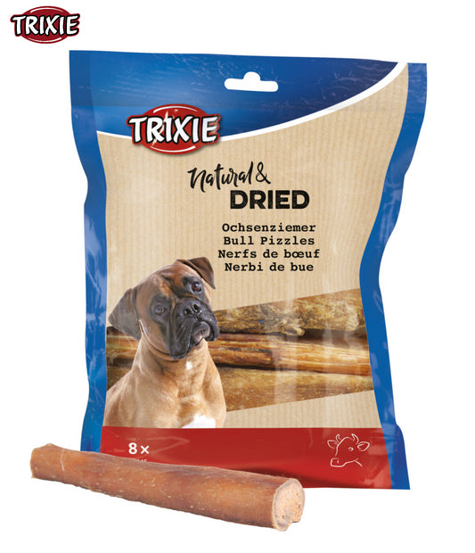 Trixie Natural Dried Bulls Pizzle 8pcs 100g