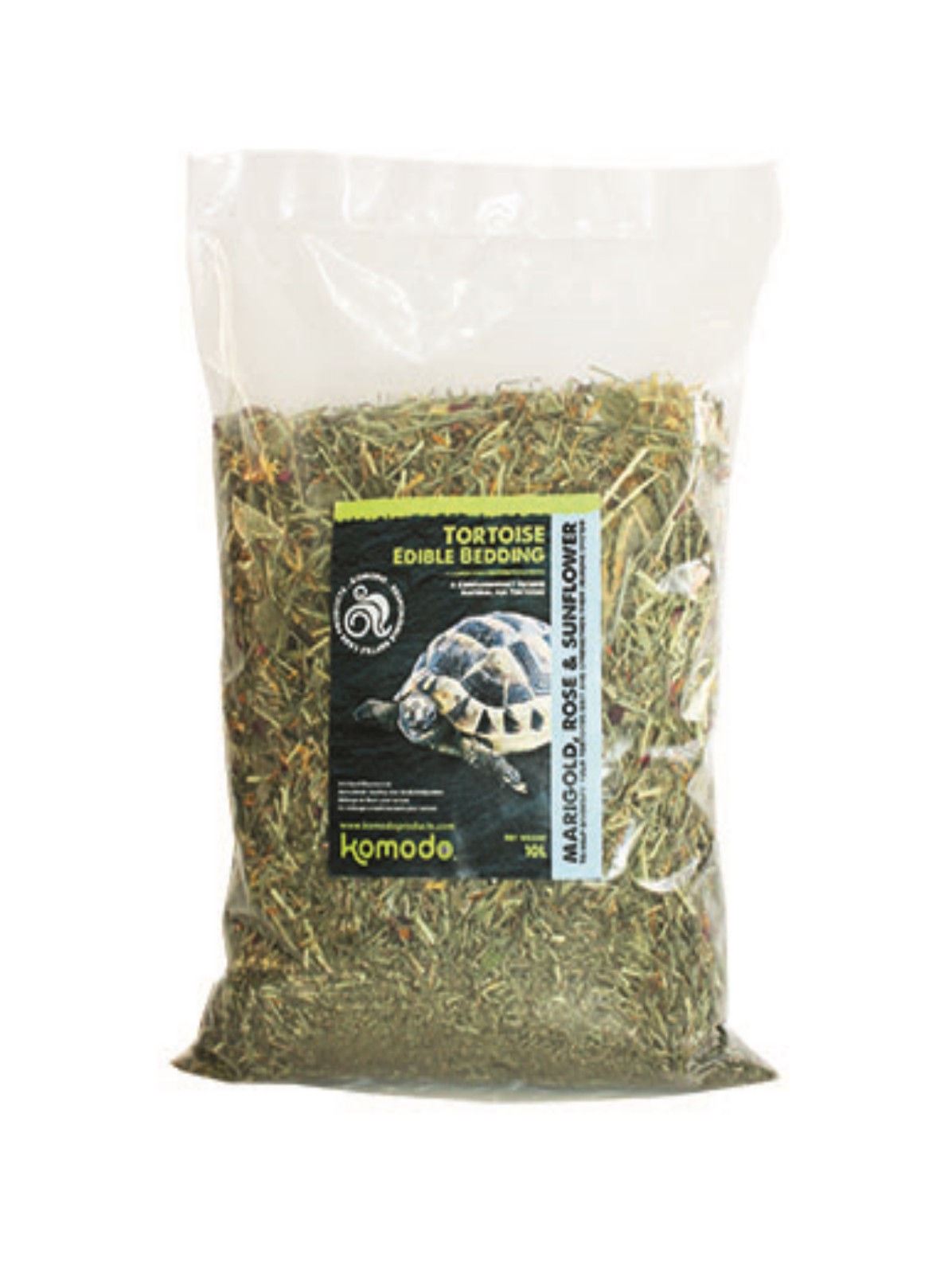 Komodo Tortoise Edible Bedding Botanical Herbs & Leaves 10ltr