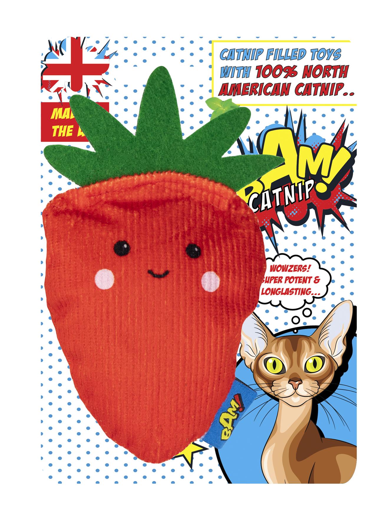 BAM! Catnip Sally Strawberry