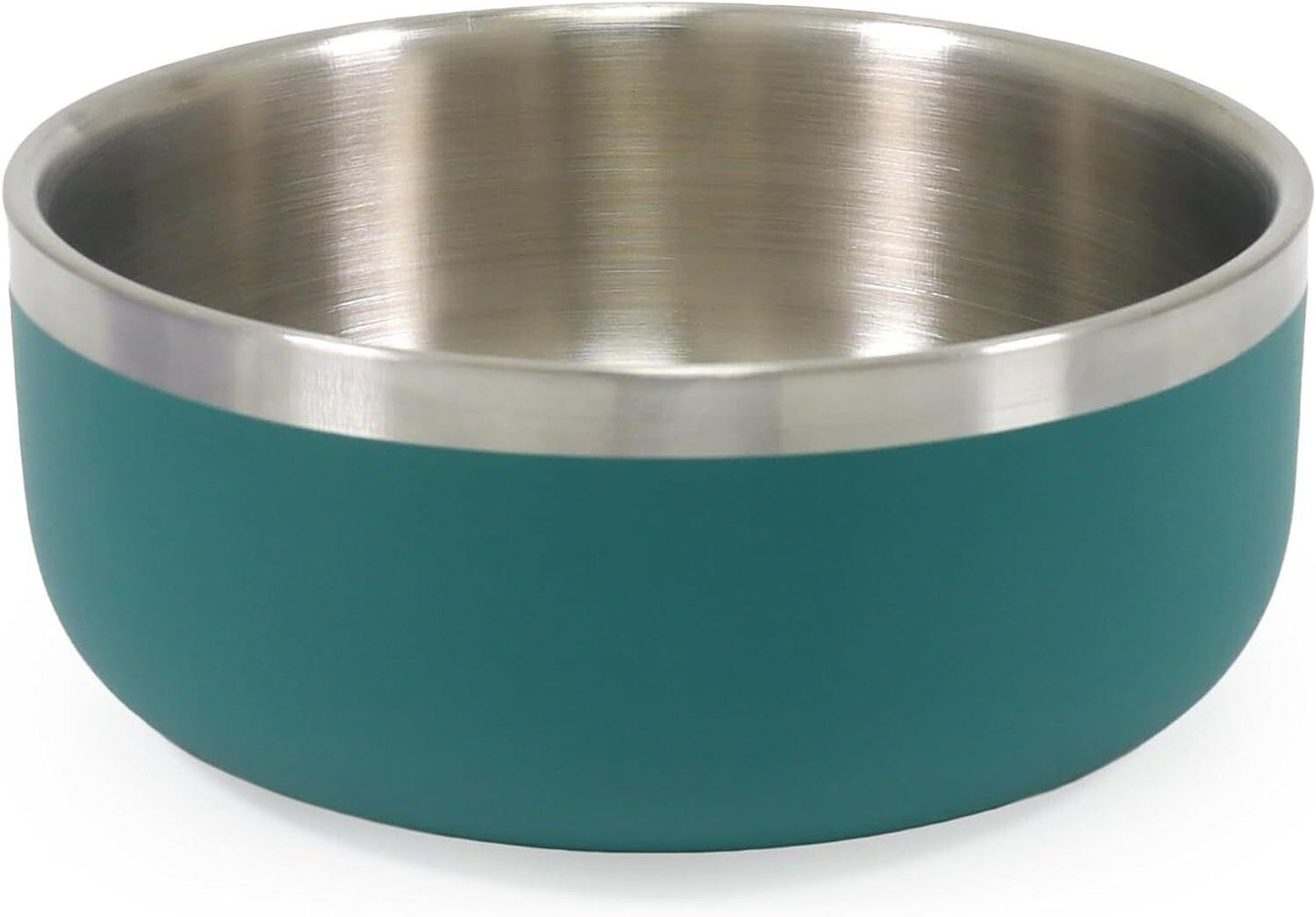 Rosewood Double Wall Stainless Steel Bowl 1200ml - 17cm Teal Green