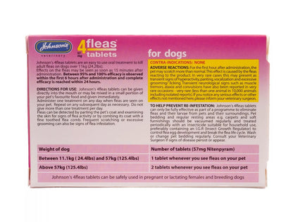 Johnson's Veterinary 4fleas Large Dogs 3 Tablets