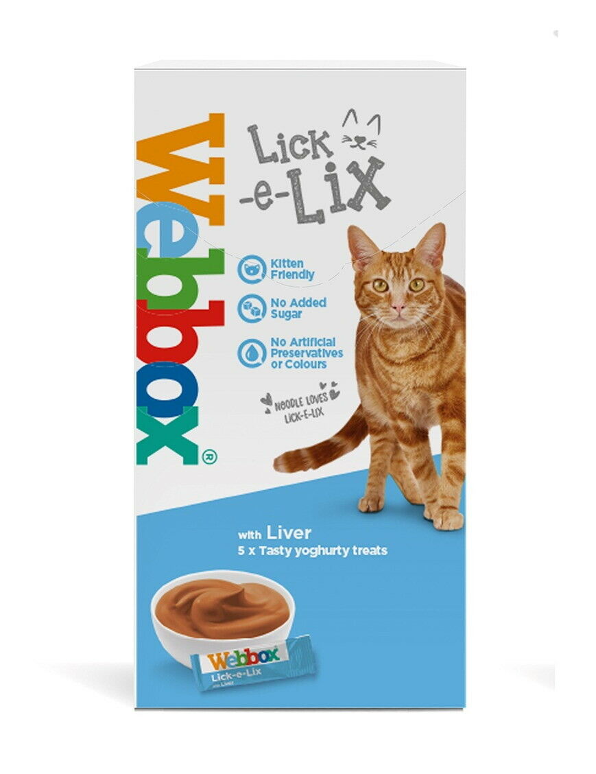 Webbox Lick E Lix Liver 5 X 10g Sachets