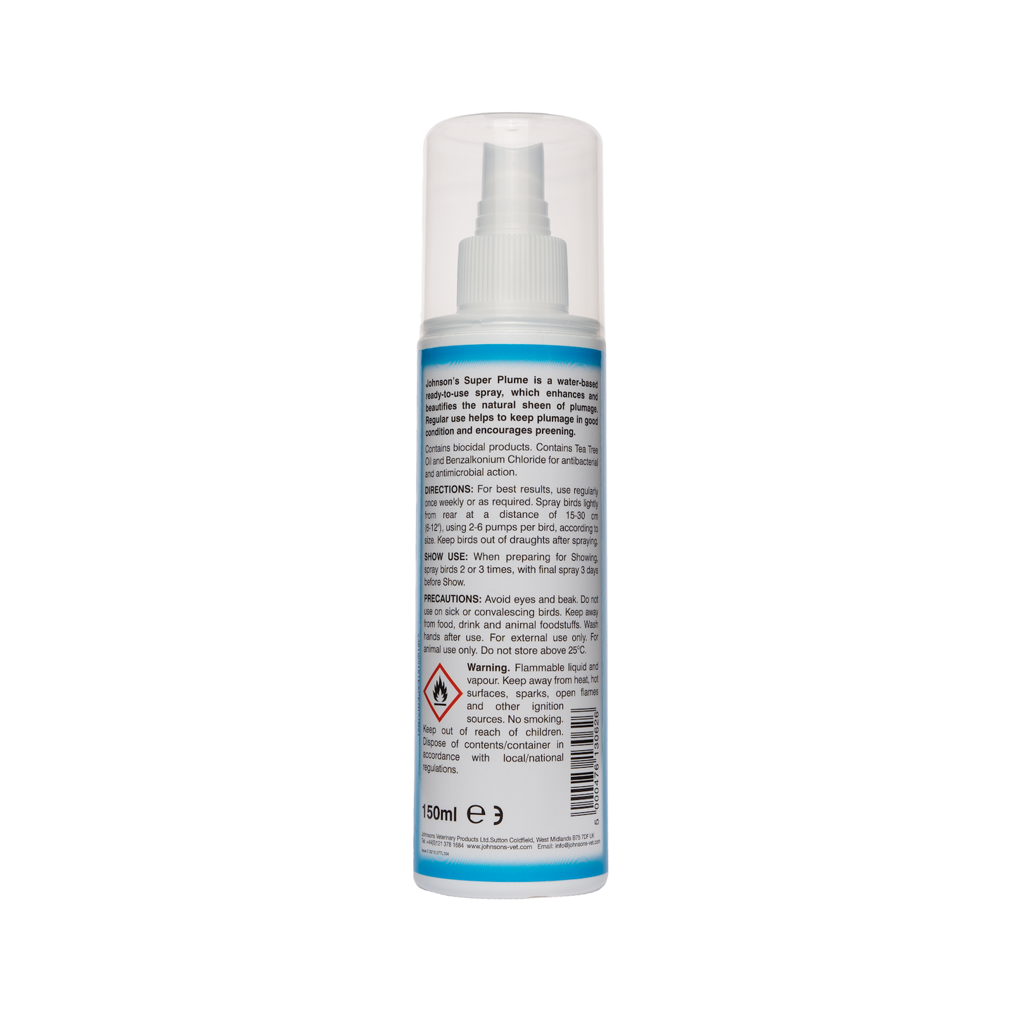 Johnson's Veterinary Super Plume Spray 150ml