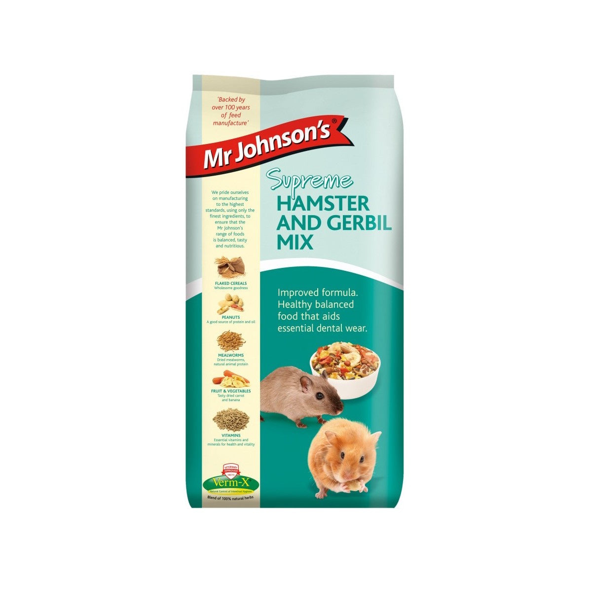 Mr Johnson's Supreme Hamster & Gerbil Mix 900g