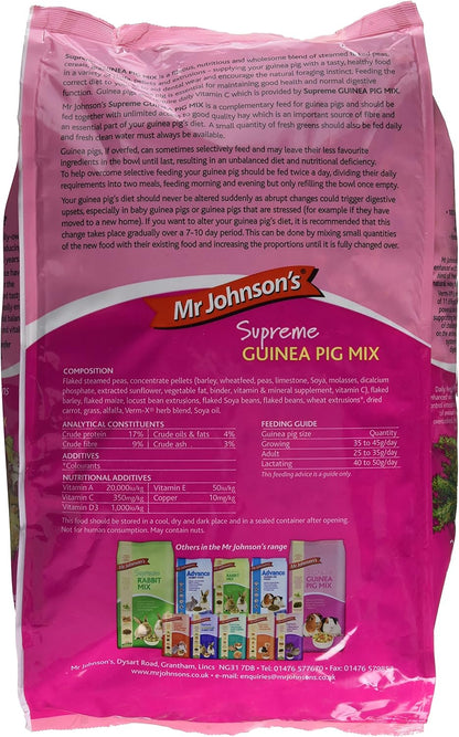 Mr Johnson's Supreme Guinea Pig With Verm-X 2.25kg