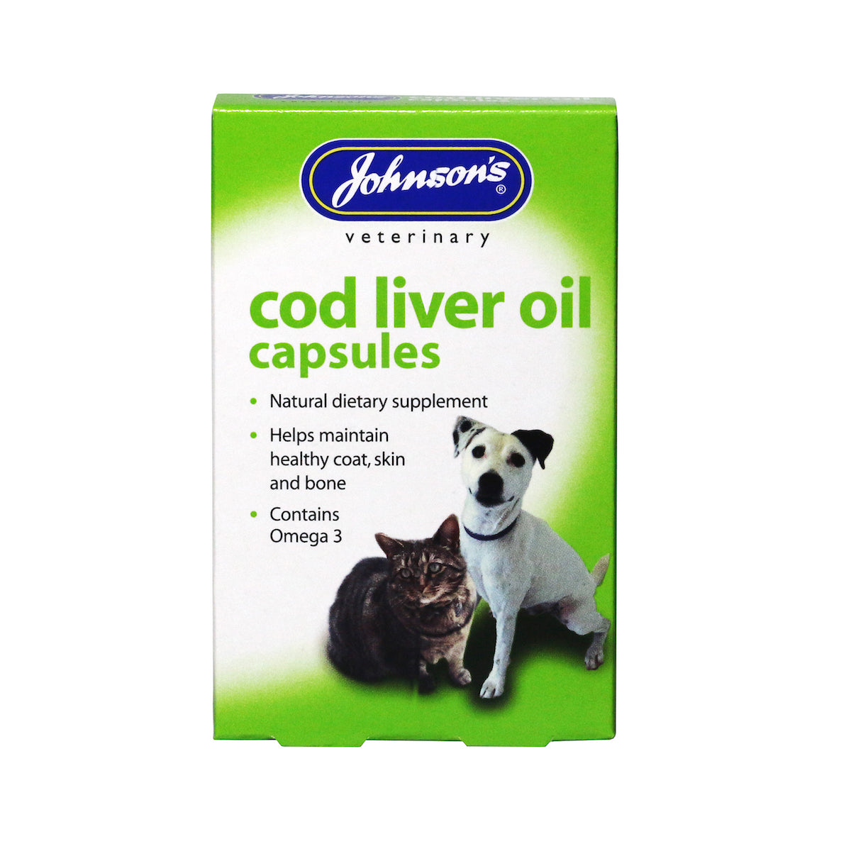 Johnson's Veterinary Cod Liver Oil Capsules 40 Capsules