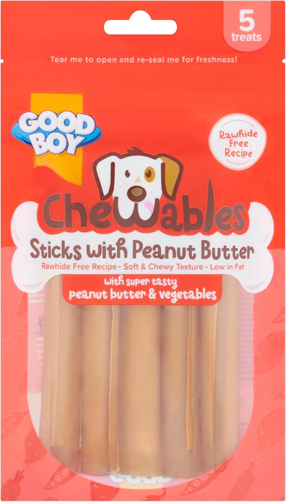 Good Boy Chewables Sticks Peanut Butter & Vegetables 100g