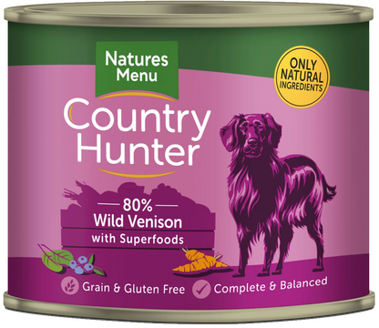 Natures Menu Country Hunter Venison Can 600g